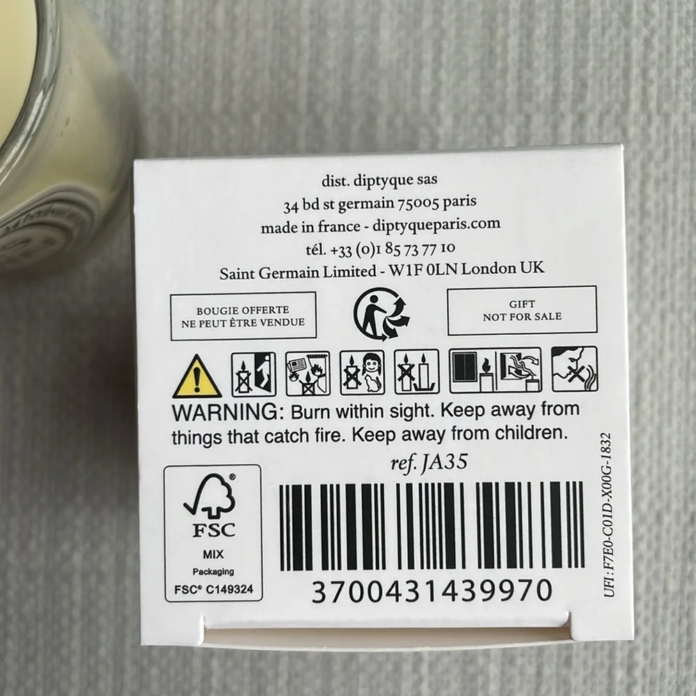 Diptyque Jasmin (Jasmine) Scented Candle MINI 35g